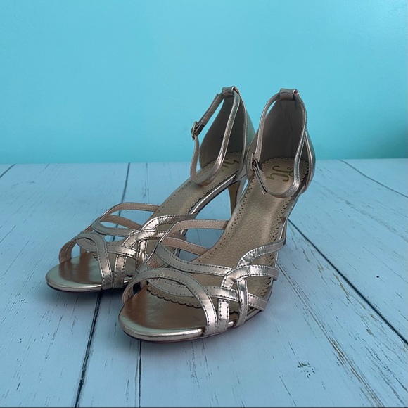 JG Moyra Rose Gold High Heel Shoes 9